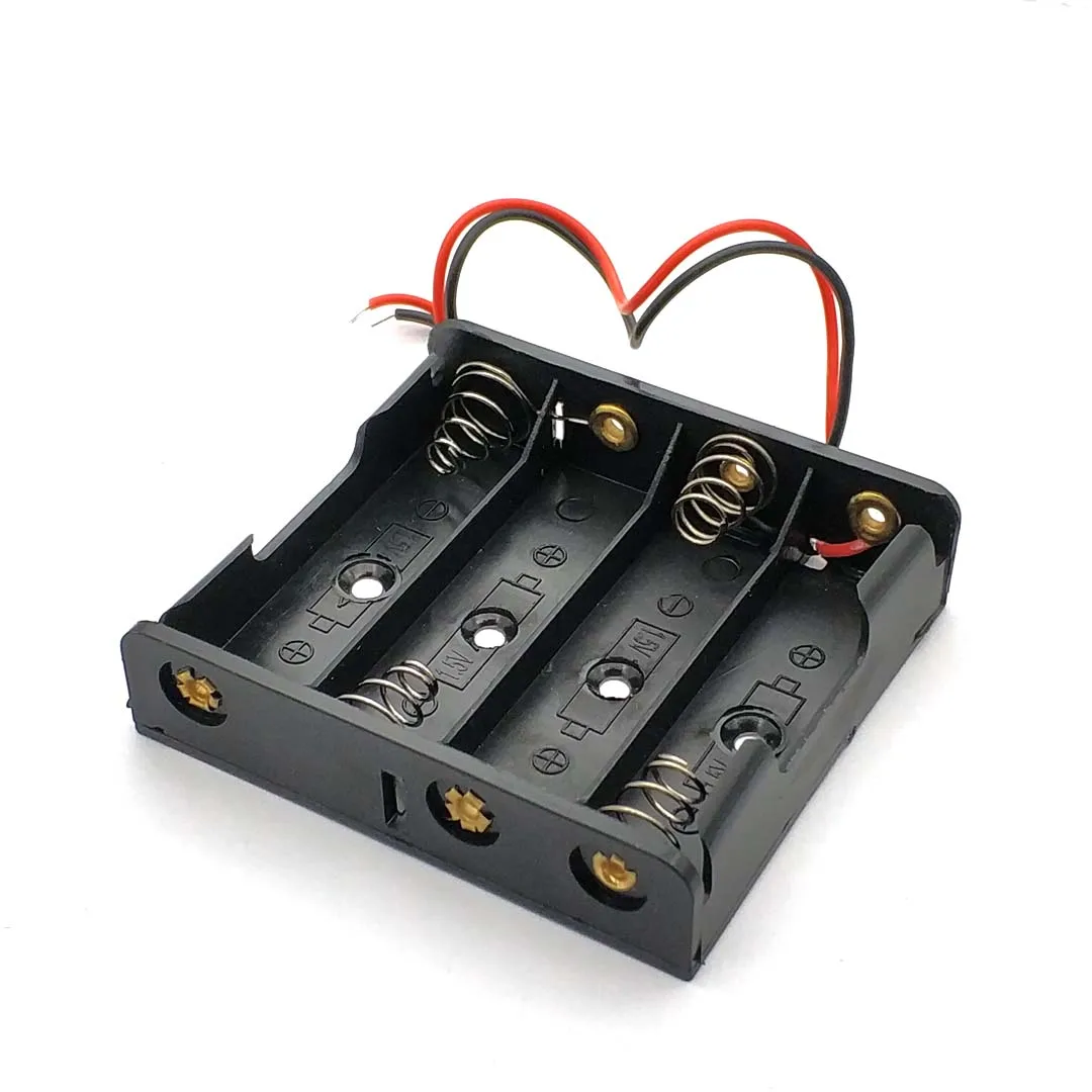 Чехол для хранения батарей AA Power пластиковый чехол с 4 отделениями высокое
