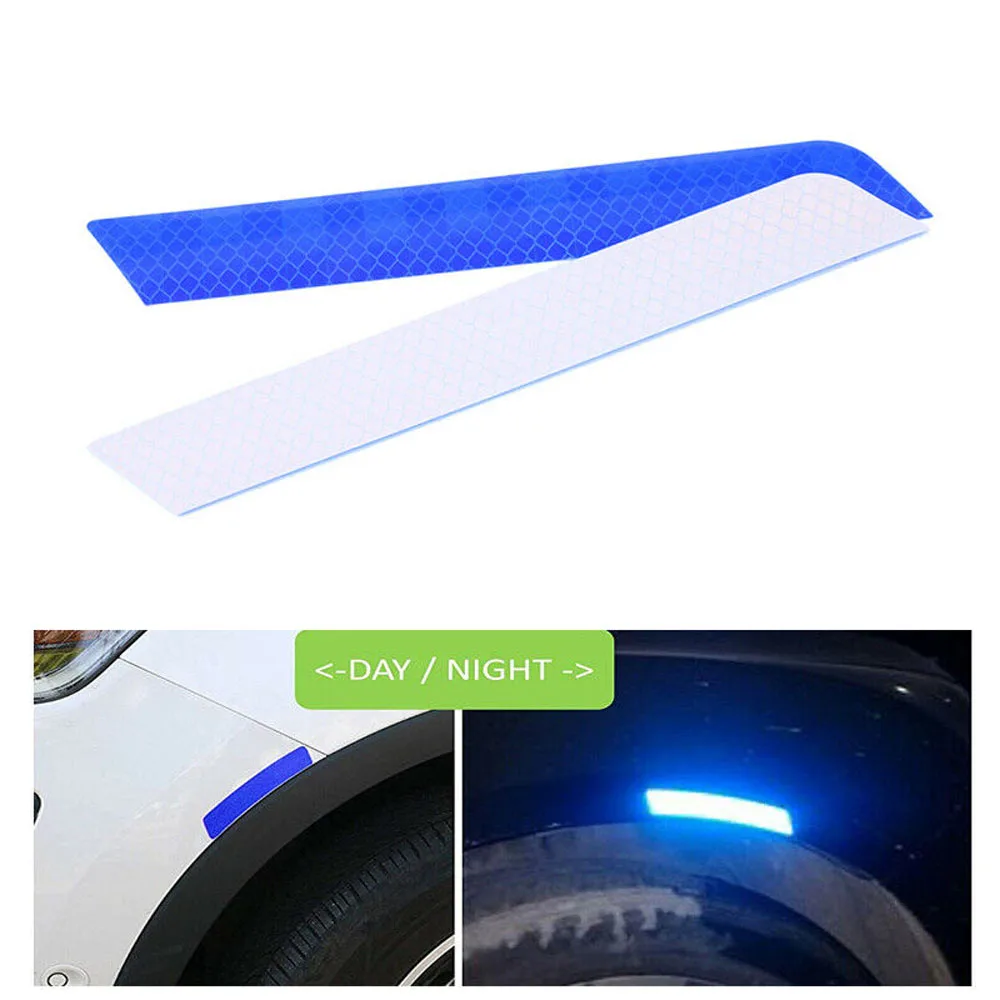 Светоотражающая лента безопасности 1 пара наклейка на бампер двери автомобиля