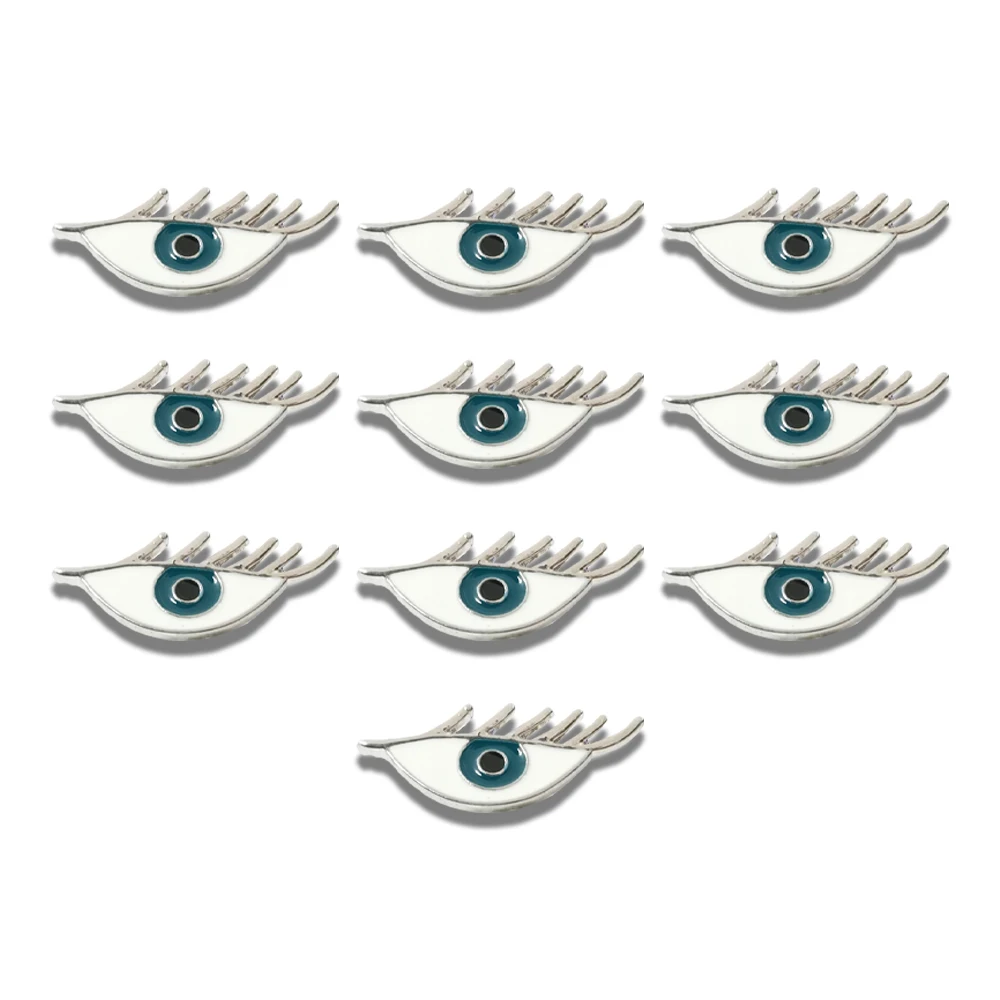 

10Pcs Eyes Lapel Pin Badge Brooches For Women Backpacks Accessories Sliver Medical Doctor Nurse Brooch Trendy Jewelry Enamel Pin