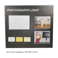 3000-6000k Photography Fill Light Live Room Lighting Photo Tablet Fill Light Accessories Live Light Photography Live Video Light