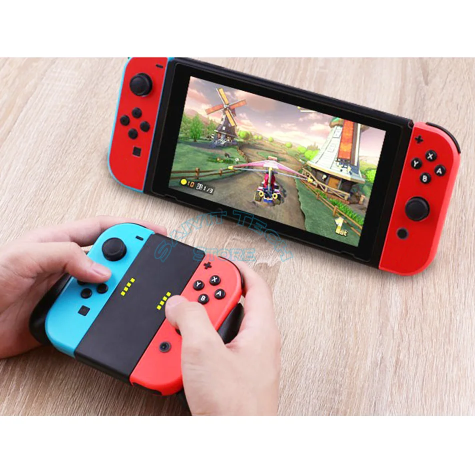 Для контроллера Nintendo Switch JoyCon удобная рукоятка подставка держатель ручки NS для