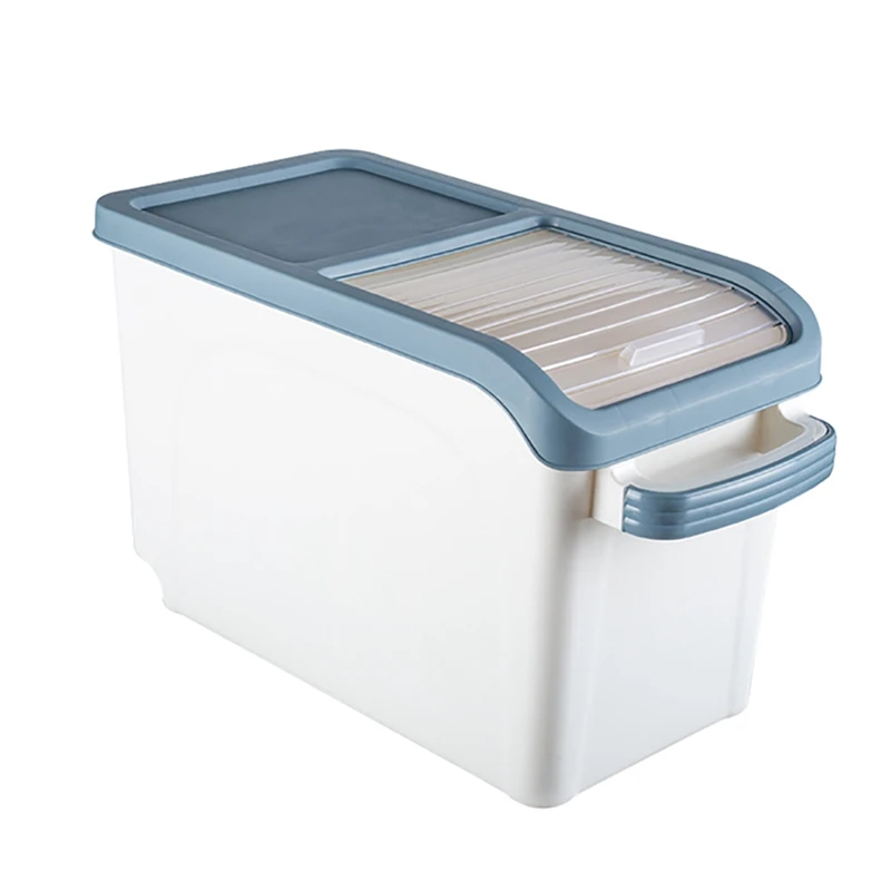 

15Kg Rice Storage Box Grain Cereal Dispenser Flip Lid Food Organizer Container Rice Container Portable Organizer