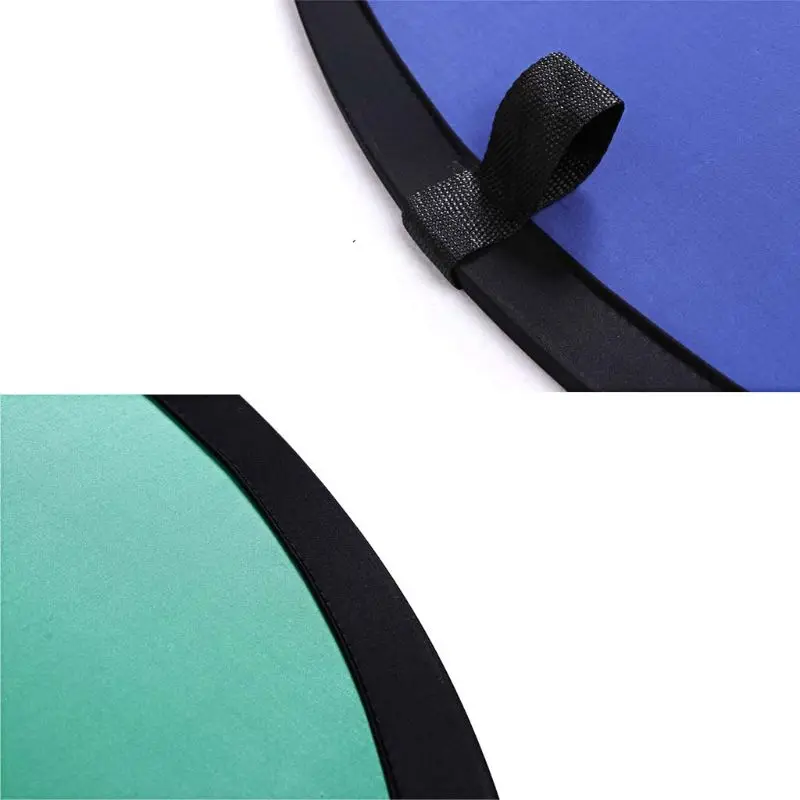 

100*150CM Oval Collapsible Portable Reflector Blue and Green Screen Chromakey Photo Light Reflector For Photography H9EB