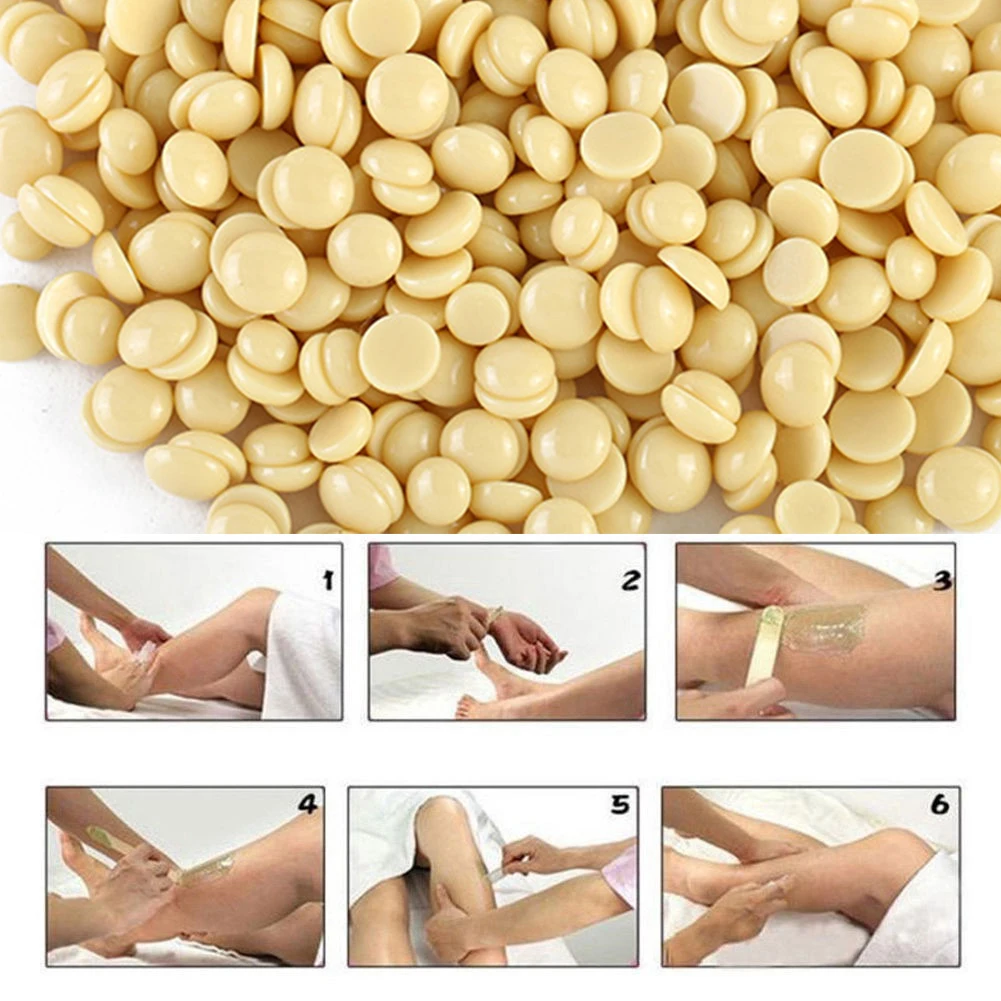 Воск в гранулах твердый без восковых полосок для горячей депиляции мужчин и