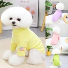 Теплый мягкий хлопковый свитер для домашних животных, одежда для собак, рубашка с принтом клубники для маленькой модели, пальто для чихуахуа, одежда для собак