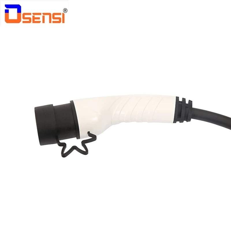 Зарядный кабель 32A EV штекер SAE J1772 Type 1 to 2 IEC62196 переходник для электромобиля