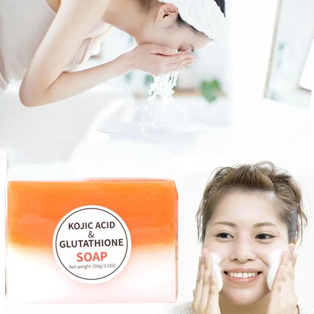 

100/140/200g Kojic Acid Soap Handmade Soaps Glutathione Whitening Soap soap cleanser bath soap hand wash soap