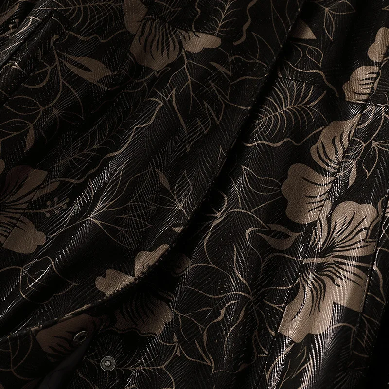 Winter OL Sheepskin Mink Fur Collar Down Coat Female New Style Single Breasted Large Leather Fashion White Duck Down Jacket