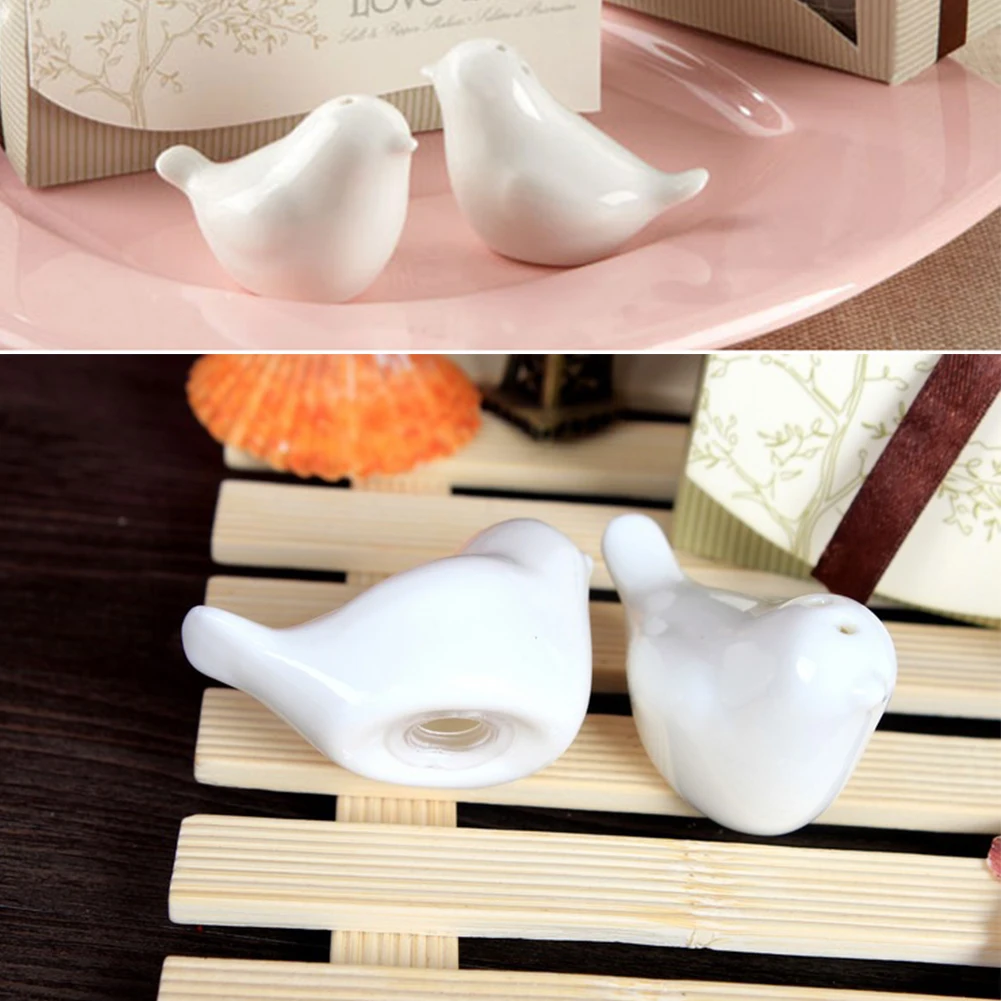 Керамический горшок для соли и перца в форме птиц 2 шт./лот контейнер приправ