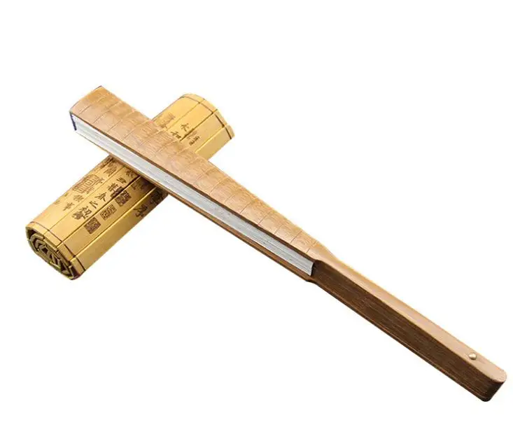 Большая пустая белая рука вентиляторы рисовая бумага Китайский складывающийся