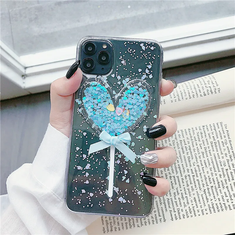 style6 Чехол для iPhone 6, 6S Plus, 7, 8 plus, X, XS, MAX, XR, 11 Pro, Модный Блестящий 3D прозрачный мягкий чехол для телефона с изображением русалки - Цвет: style6