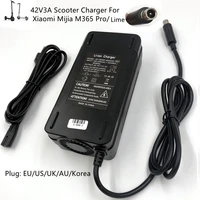 42v 3a electric skatebaord adapter scooter charger for 36v mijia m365 pro electric scooter bike accessories euusauuk plug