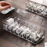 cable organizer box electronic storage box gadget organizer charger cable wires headphone case travel digital accessories pouch