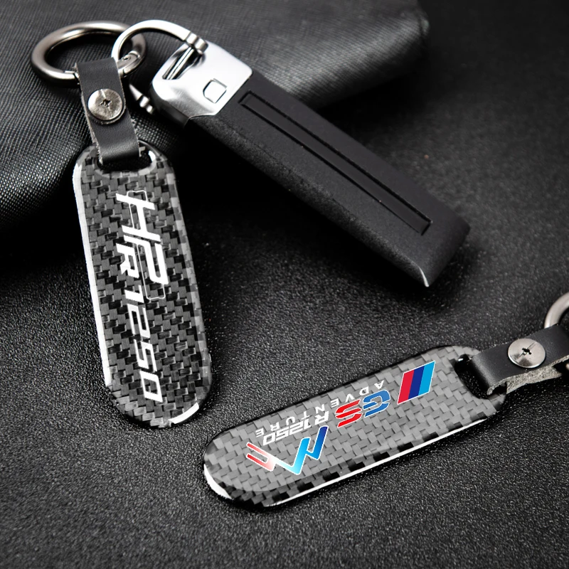 

Motorcycle accessories support customized carbon fiber metal premium keychain for BMW R1250 GS R 1250 GSA R 1250GS HP