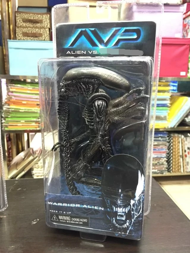 Инопланетянин NECA vs Predator AVP Grid Alien Xenomorph полупрозрачный прототип костюма воин инопланетянин фигурка Коллекционная модель игрушки