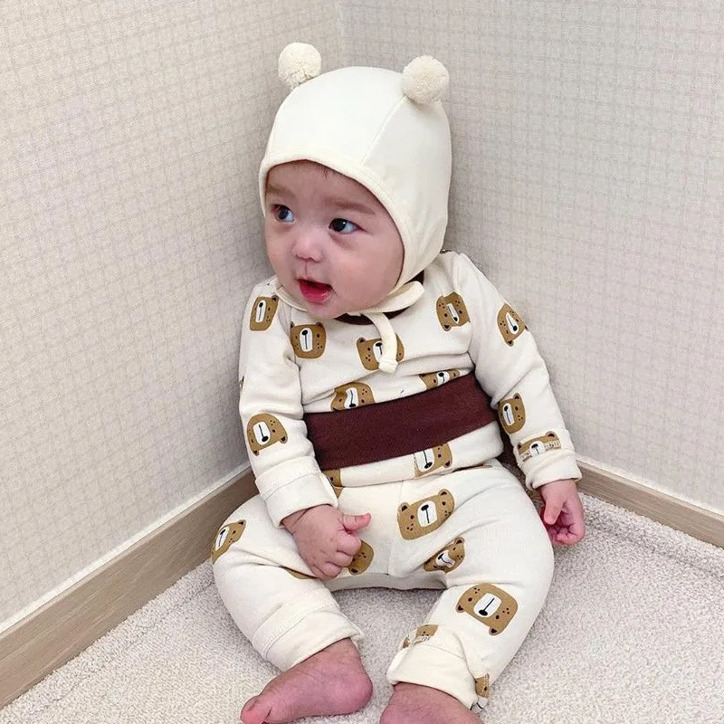 Осенняя милая детская шапка с помпоном для девочек зимняя бархатной подкладкой