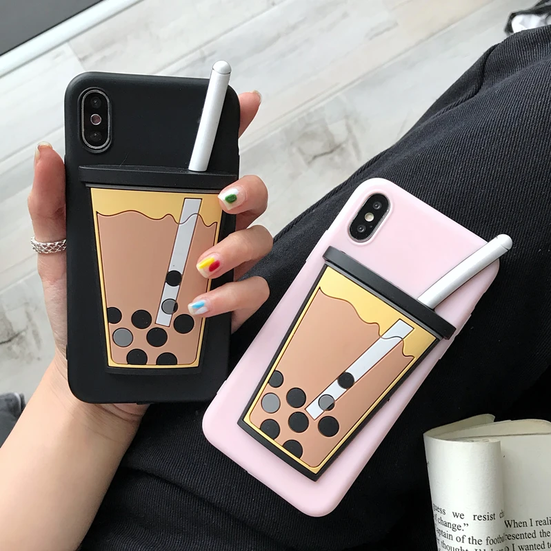 Силиконовый чехол для телефона iphone X XR XS MAX 6S 7 8 plus samsung s8 s9 s10e s10 note 9 10 Pro | Мобильные