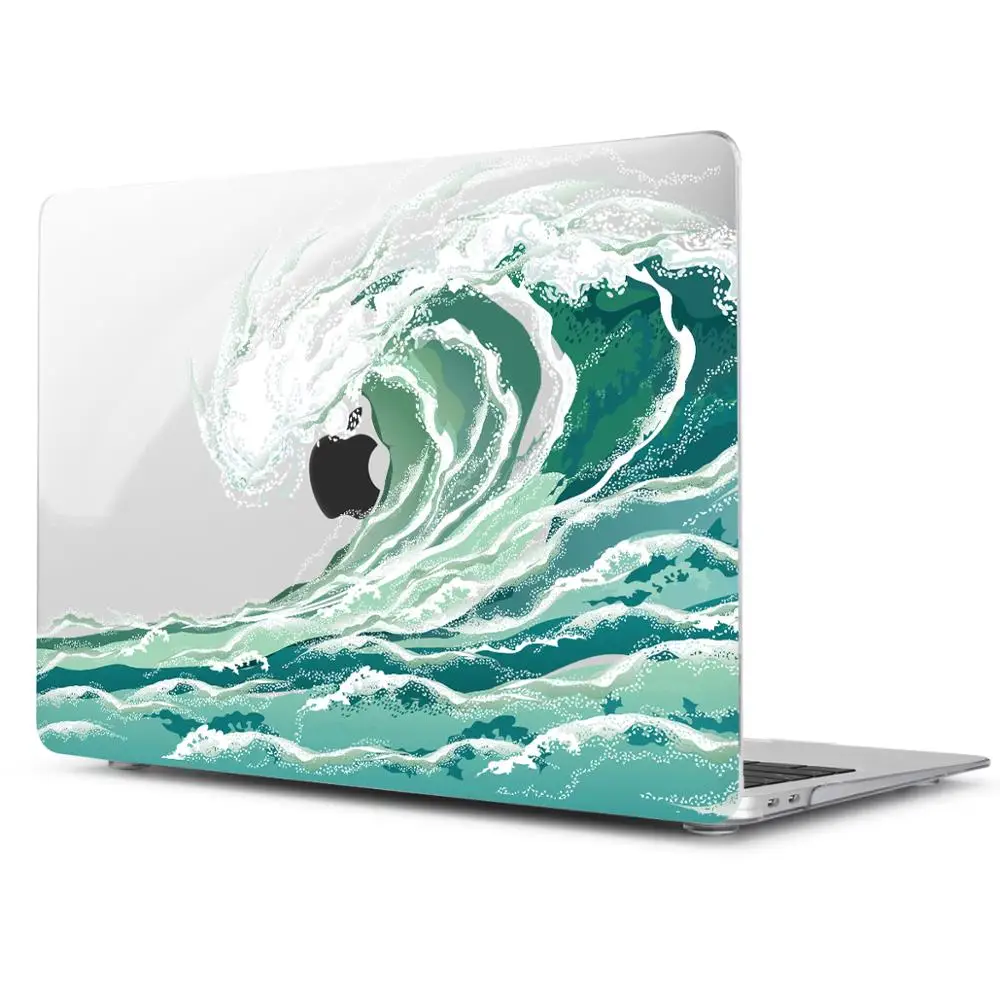 X120 Жесткий Чехол для ноутбука с цветочным принтом для Macbook Pro retina 11 12 13 15 Air Pro 15 16 A2141 A1932 A1989 чехол с кристаллами - Цвет: X120