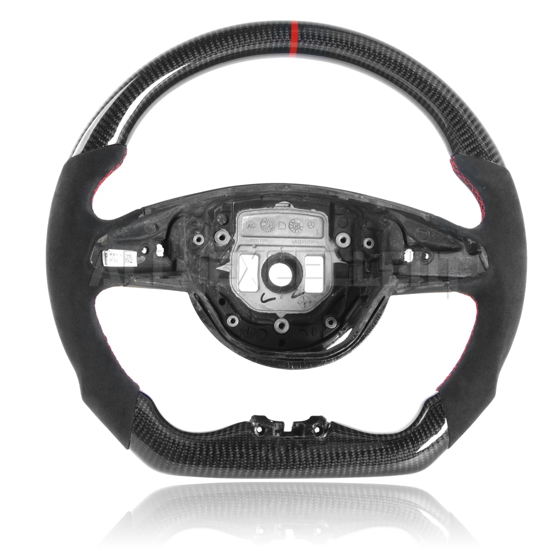

Customized Fits For Mercedes AMG C63 W212 W205 W204 W213 Class GLA GLC GLS 2012-2020 Carbon Fiber Alcanrata Steering Wheel