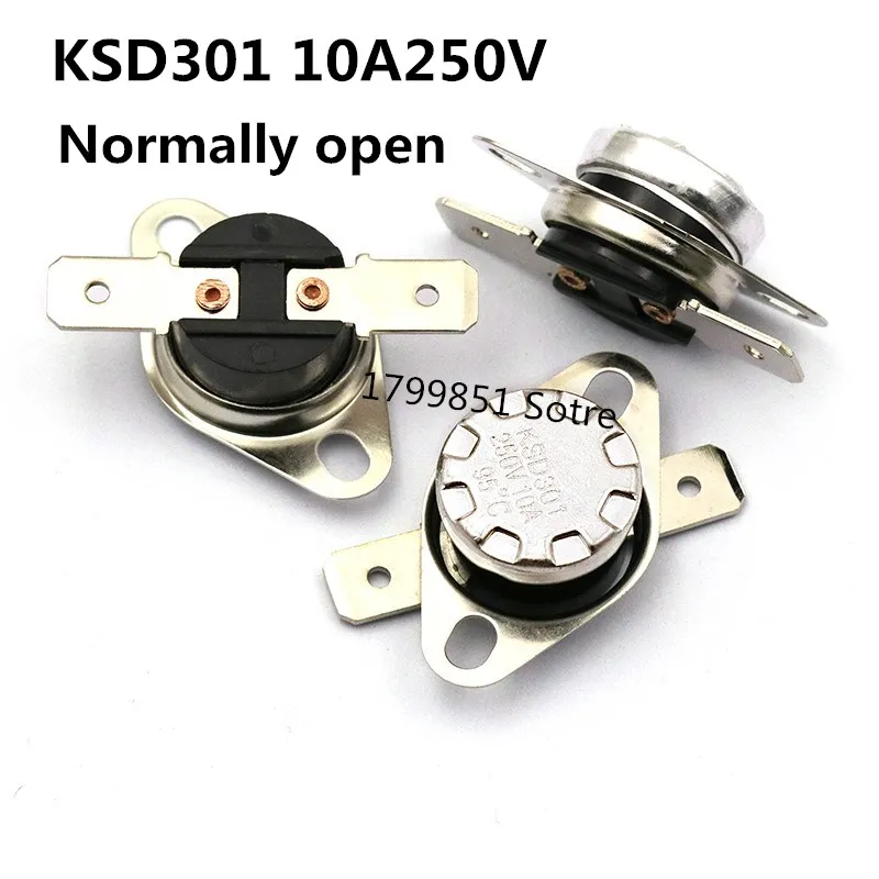 2 шт./KSD301 10 А 250 В нормально открытый 235 230 255 215 210 260 225 205 градусов 235C 230C 255C 215C 210C 260C 225C