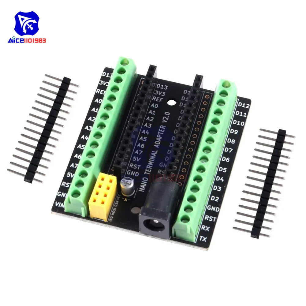 Плата расширения diymore Nano V3.0 AVR ATMEGA328P с NRF2401 + плата постоянного тока для Arduino |