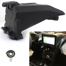 Black Electronic Device Tablet Holder Integrated Storage Glove Box For Can-Am Maverick X3 2017-2021 Models UTV Accessories