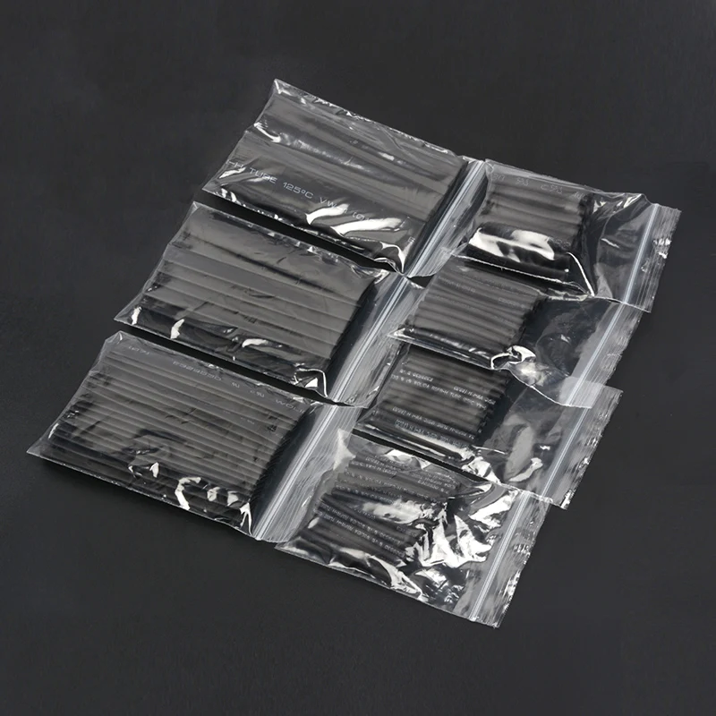 127 шт. черные термоусадочные изоляционные трубки 2:1|heat shrink|insulation heat shrink tubingheat black |