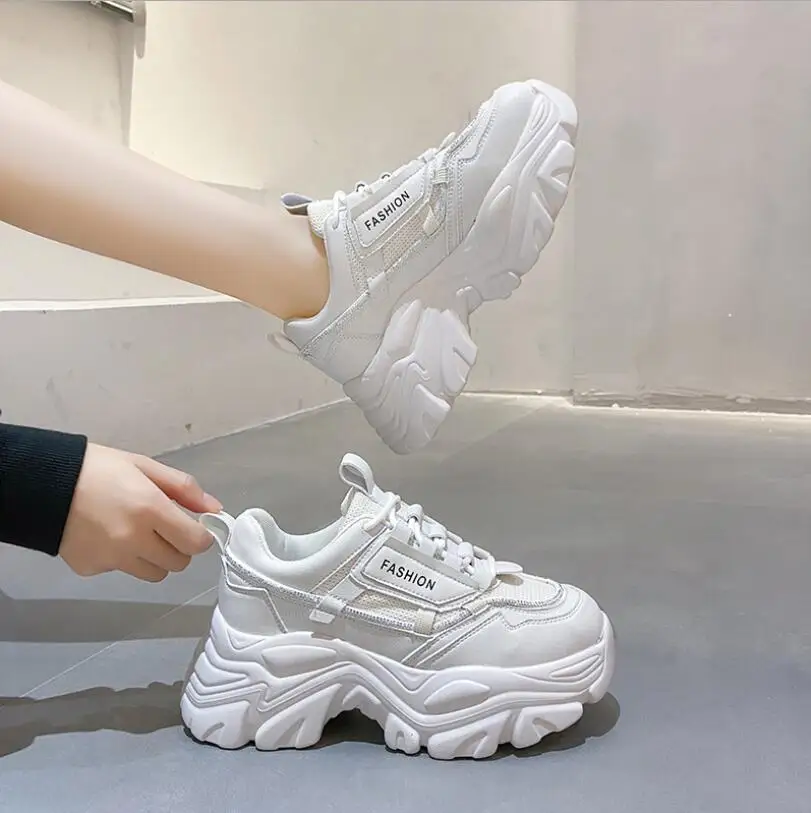 

2021 Summer Women Sneakers White Tennis Women Shoes Canvas Slip on Female Row Shoes Platform Flats Casual Ladies Vulcanize Shoes