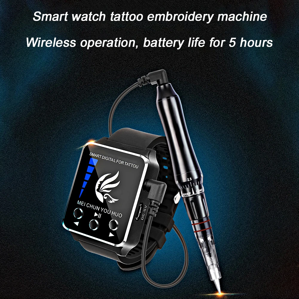 Часы машинка для перманентного макияжа с подводкой глаз и бровей|Машинка