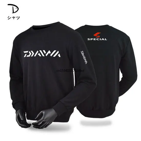 2021 Новая мужская одежда для рыбалки с длинным рукавом Outdooe дышащие DAIWA Футболки