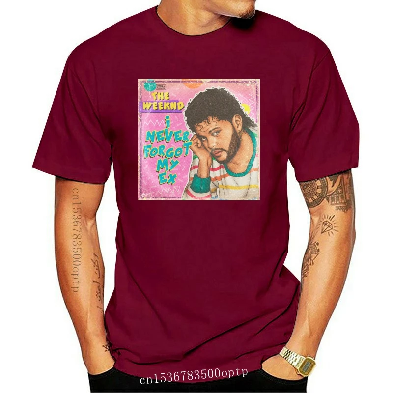 

Новая ретро-футболка в стиле 80-х с альбомом «Weeknd I Never забудьте о моем Ex» для мужчин и женщин, унисекс, 2841 Мужская одежда, футболка