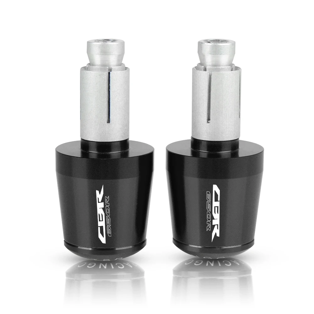 Motorcycle Accessory CNC Aluminum 7/8'' 22MM Handlebar Grips Handle Bar Cap For Honda CBR650R CBR 650 R 2019-2020 CB 650R |