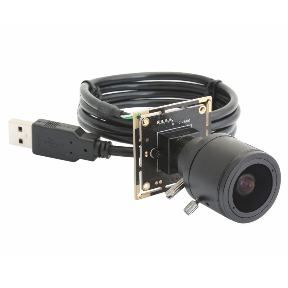 USB веб камера ELP 1 3 мегапикселя 0 01 люкс с низким уровнем освещения варифокальным