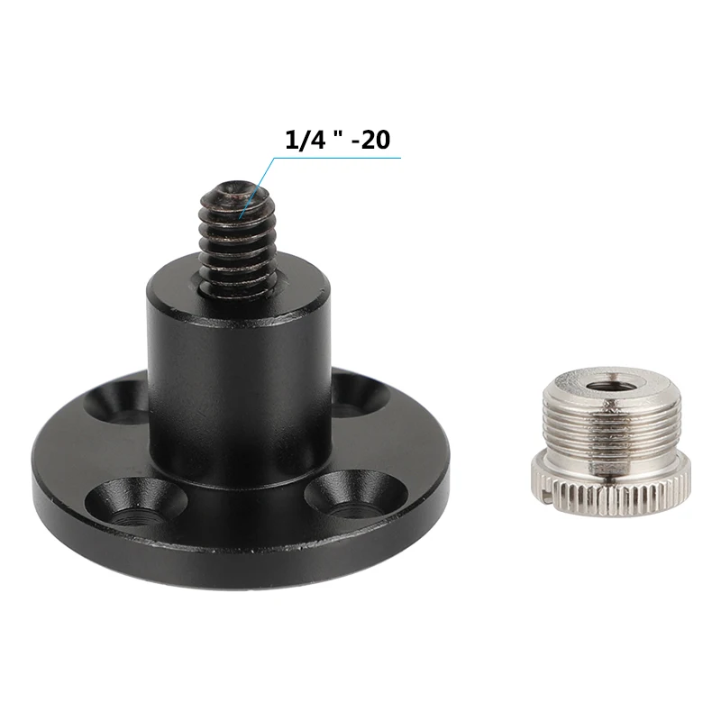 CAMVATE микрофонная стойка с монтажное основание и 1/4 &quot-20 Женский 5/8&quot-27