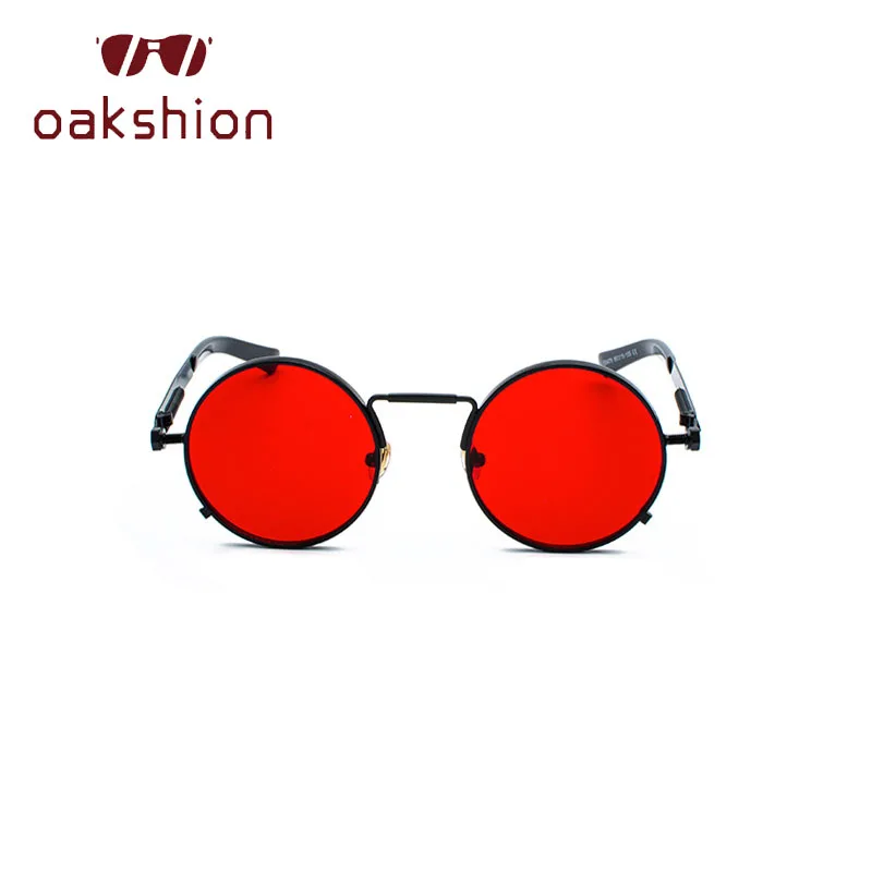 Солнцезащитные очки oakshion для мужчин и женщин винтажные круглые зеркальные