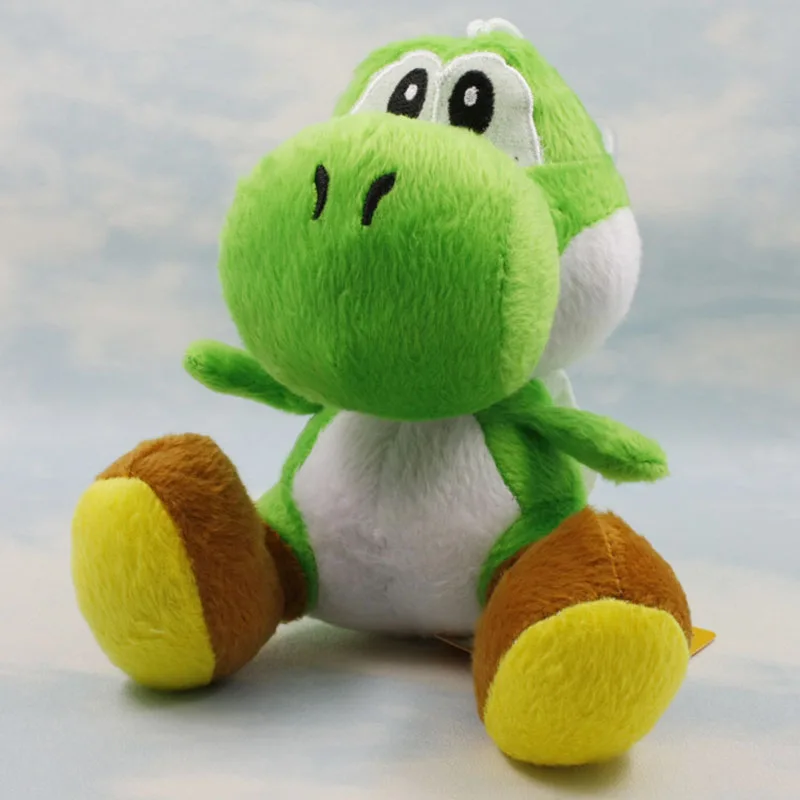 10 цветов 15 см Super Mario Bros Плюшевые игрушки Йоши сидящий мягкие детские плюшевые