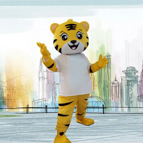 

Tiger Mascot Costume Suits Cosplay Party Game Dress Outfits Clothing Advertising Promotion Carnival Halloween Xmas Easter Adults