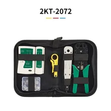 8 Pcs Multi-Function Network Wiring Tool Crystal Head Tester Tool Set Ssembly Tools Hand Repair Tools Kit
