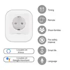 Умная розетка Tuya Smart Life с Wi-Fi и голосовым управлением, 10 А, 220 В