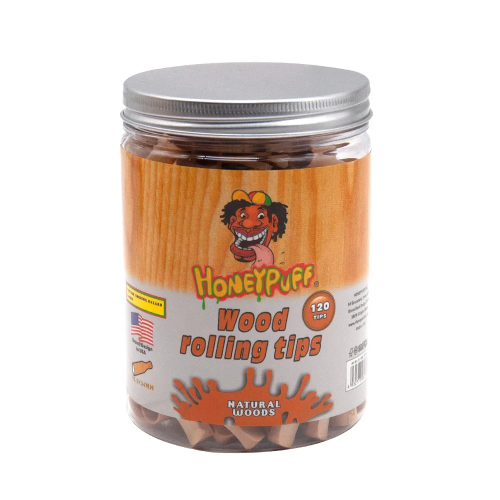 HONEYPUFF дровяные кончики рта с ароматом натурального дерева курительный деревянный кончик фильтра для рта сигарета предварительно свернутый конусный держатель табачная трубка