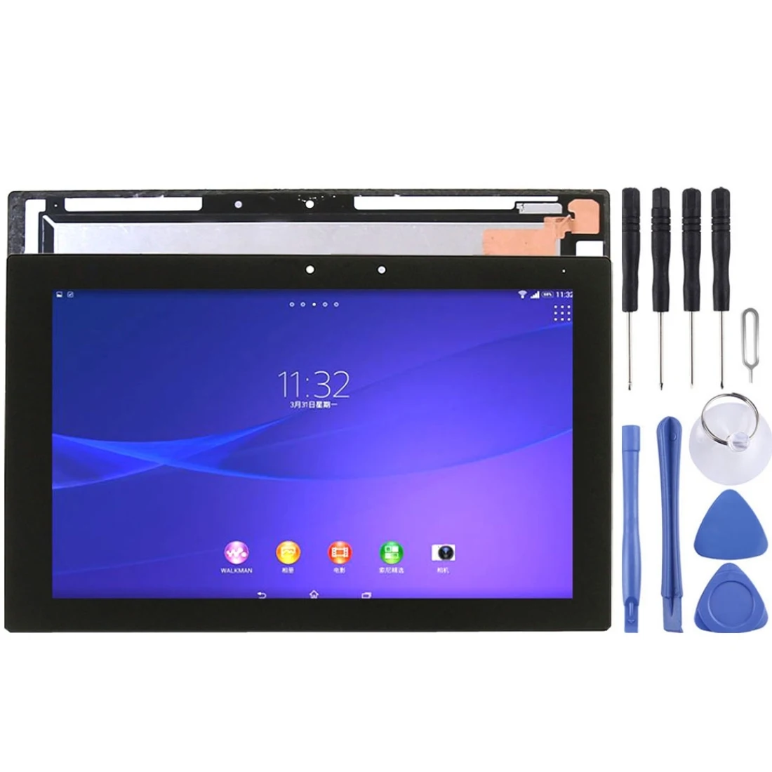 Купи IPartsBuy для Sony Xperia Z2 Tablet LTE ЖК-экран и дигитайзер полная сборка за 3,932 рублей в магазине AliExpress