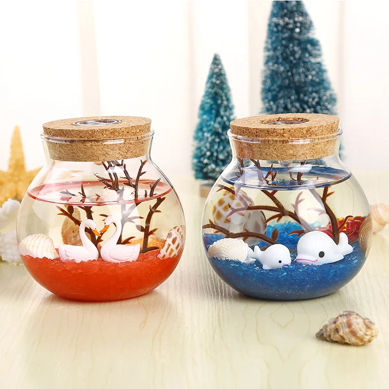 Ночной светильник креативный красивый для аквариума сделай сам прочный