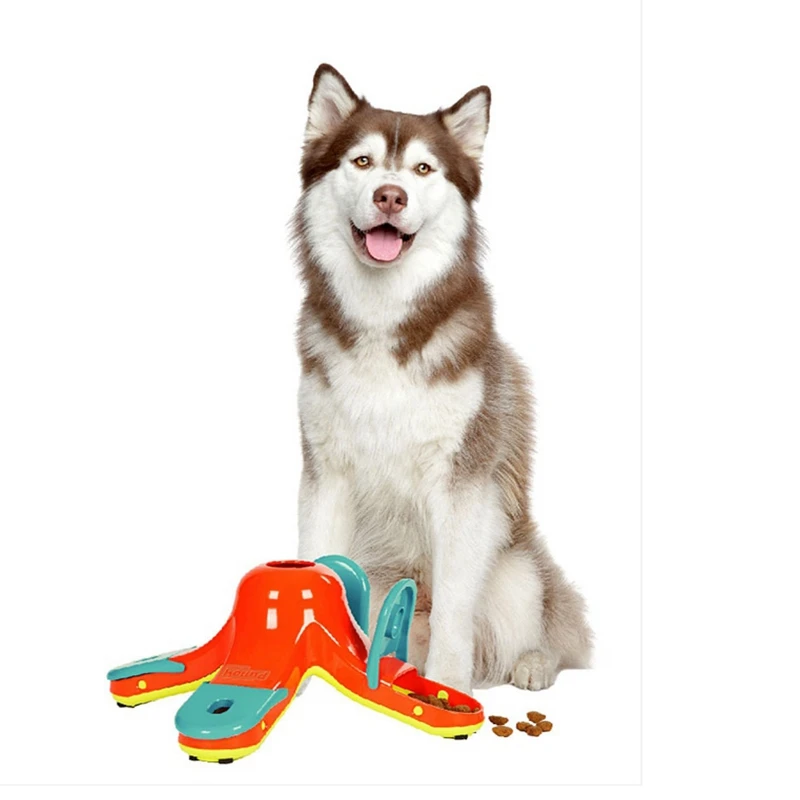 Dog Puzzle Feeder Toy Funny Puppy Interactive Games Training Boredom Treat Silicone Feeding Toys | Дом и сад