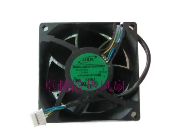 Охлаждающий вентилятор Adda Ad07012lx257b00, 12 В, 7025 А, 7 см, дюйма, 4 линии, ШИМ