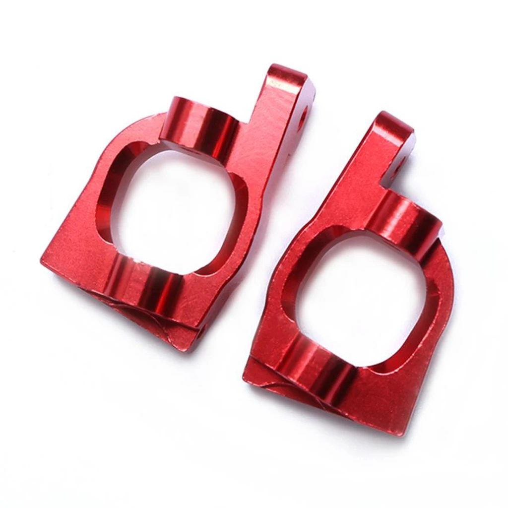 

2Pcs 1/14 RC Buggy Metal C Hub Carrier for WLtoys 144001 RC Car Truck Red