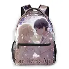 Рюкзак Your Lie в апреле для девочек и мальчиков, дорожные рюкзаки для подростков, школьная сумка