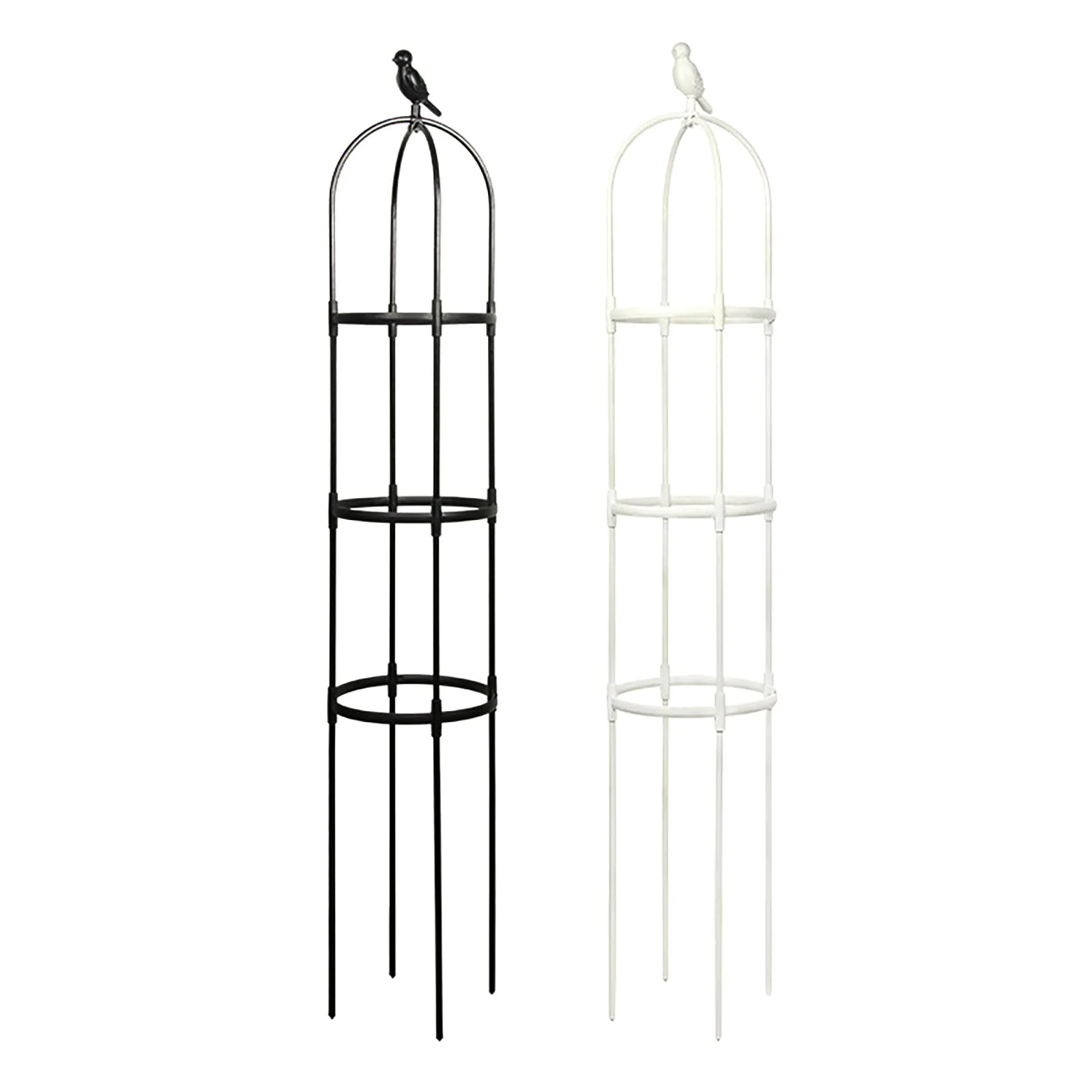 

Plant Support Stakes Garden Single Stem Support Stake Plant Cage Support Rings Creative Durable Garden Tool Tomato Cage Columpio