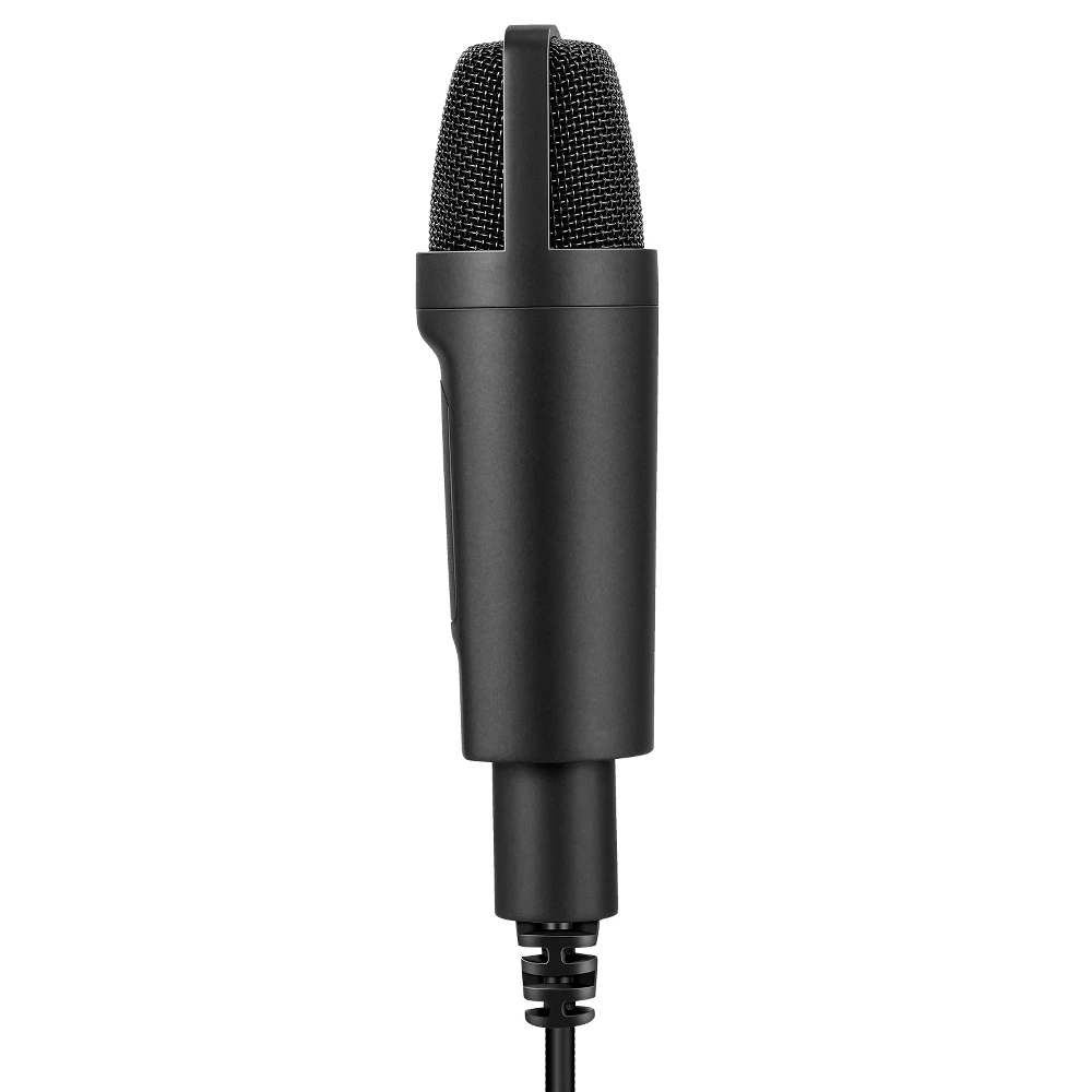 

Конденсаторный USB-микрофон, проводной настольный микрофон с подставкой, портативный, для записи игр, прямых трансляций, караоке