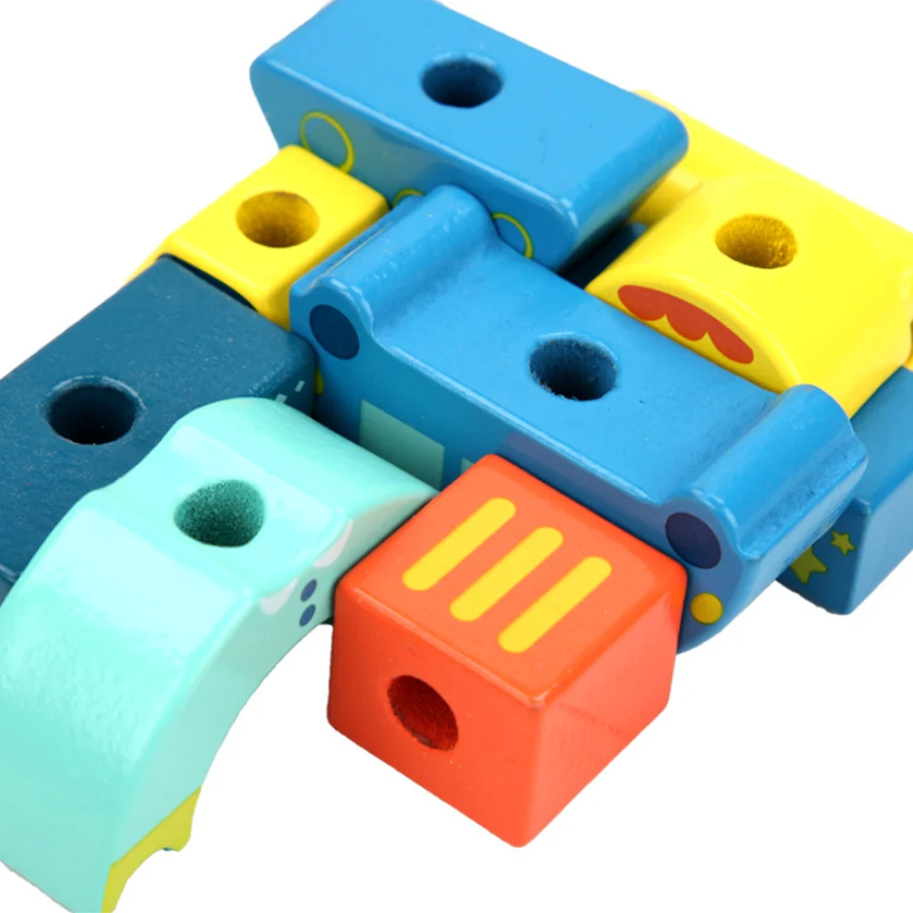 Развивающие деревянные игрушки солнце и луна день ночь столб строительный