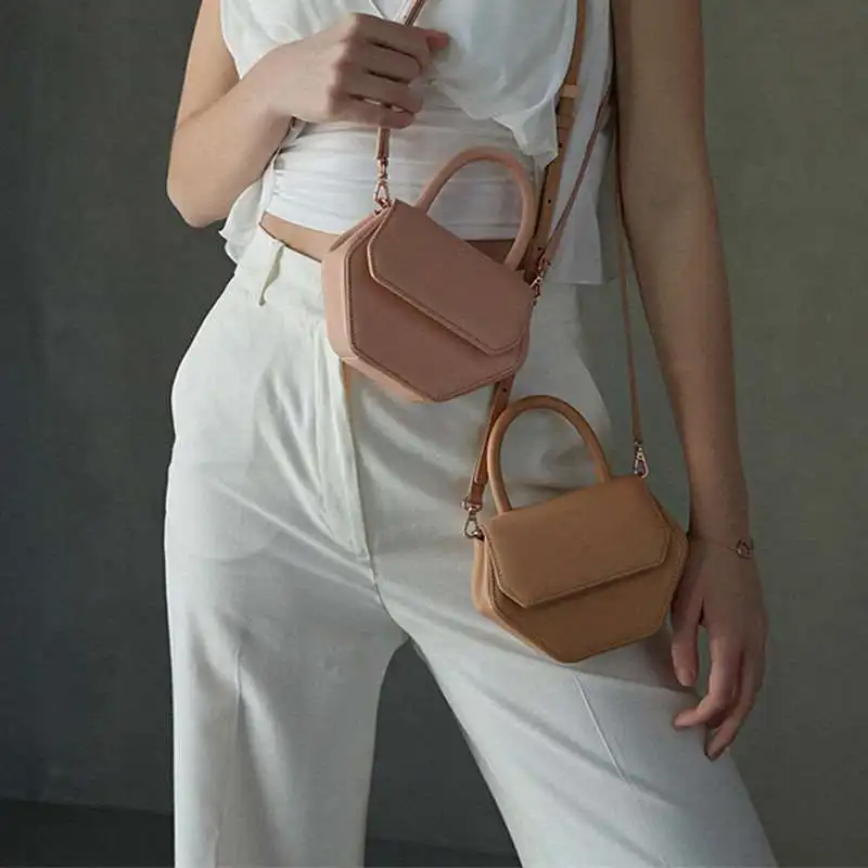 Мини-сумка-мессенджер с геометрическим узором новинка 2019 простая маленькая